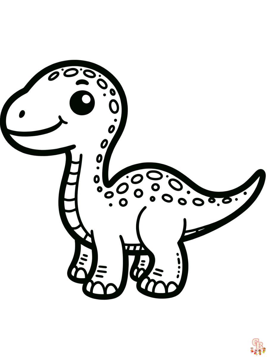 coloring pages of dinosaurs for preschoolers