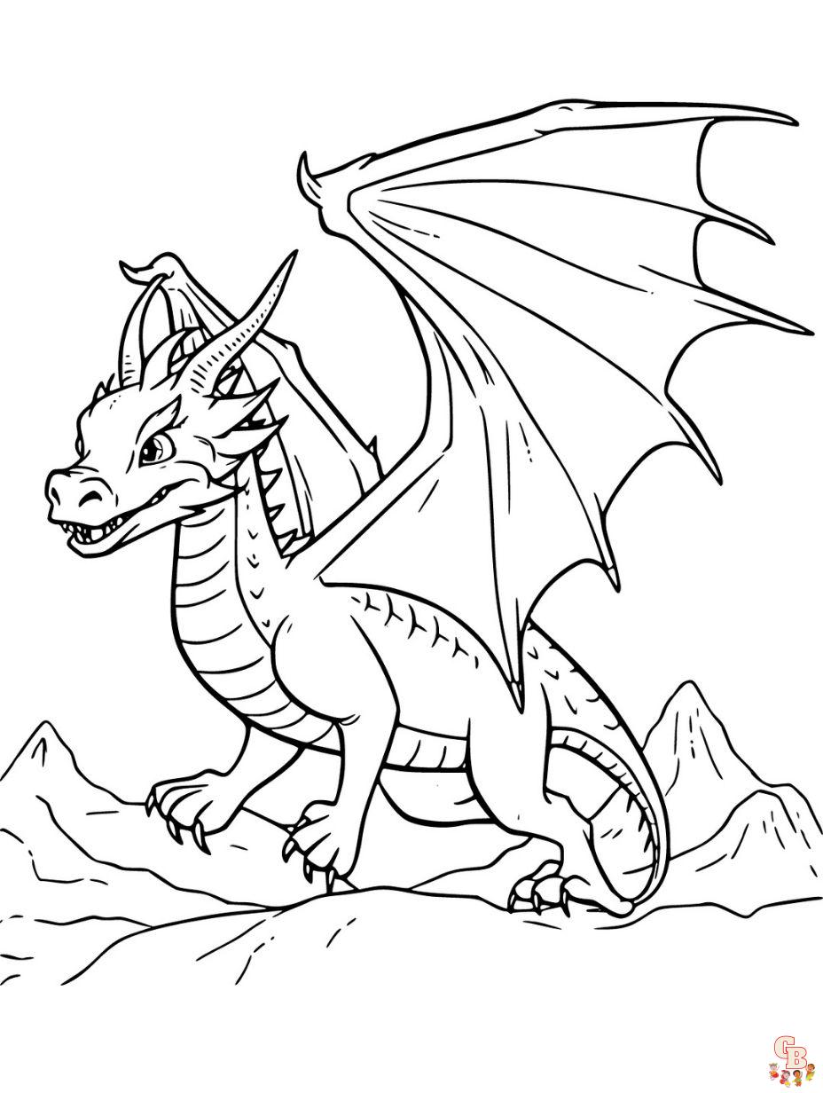 coloring pages of dragons