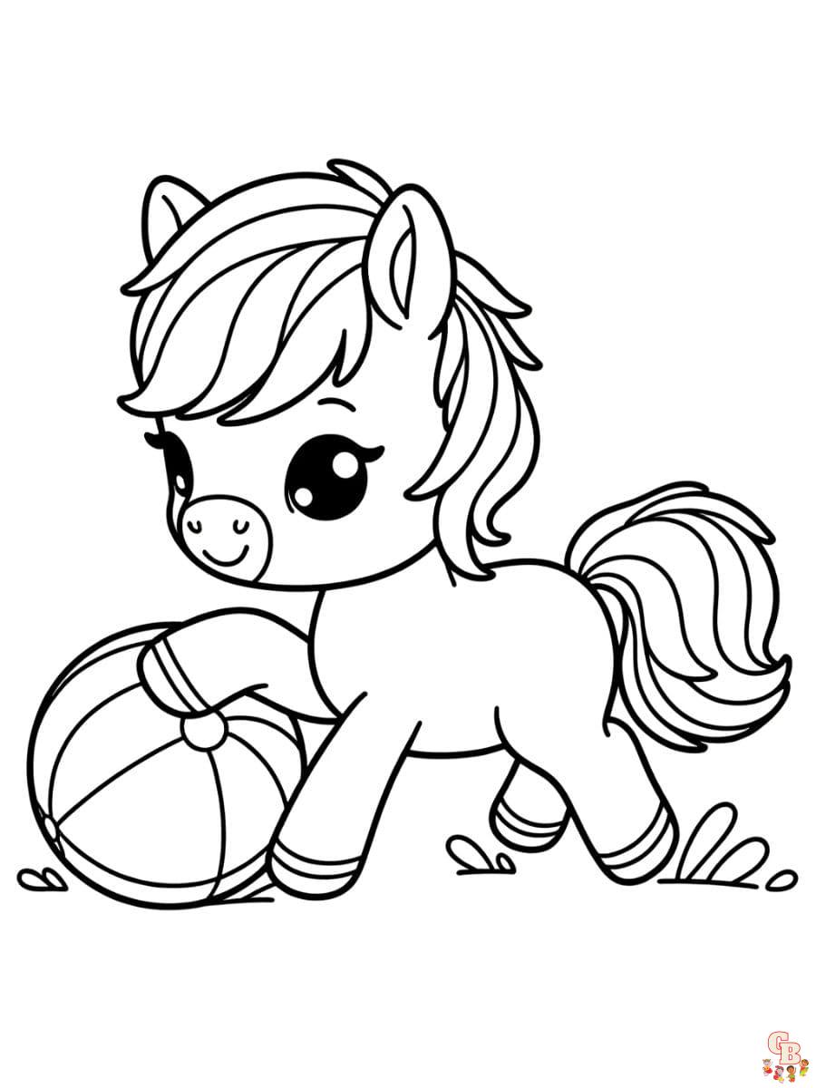 coloring pages of horses