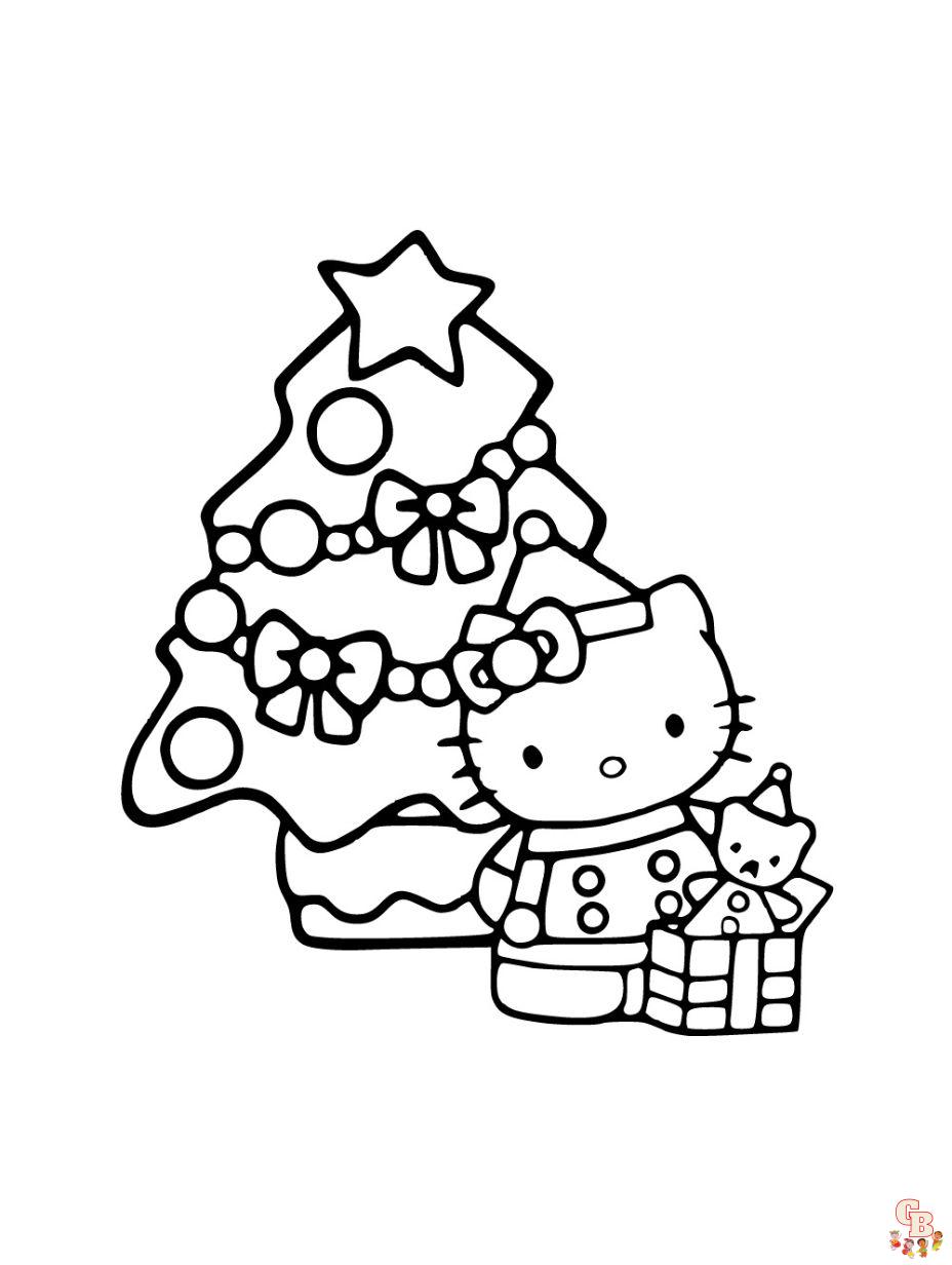 coloring pages printable hello kitty