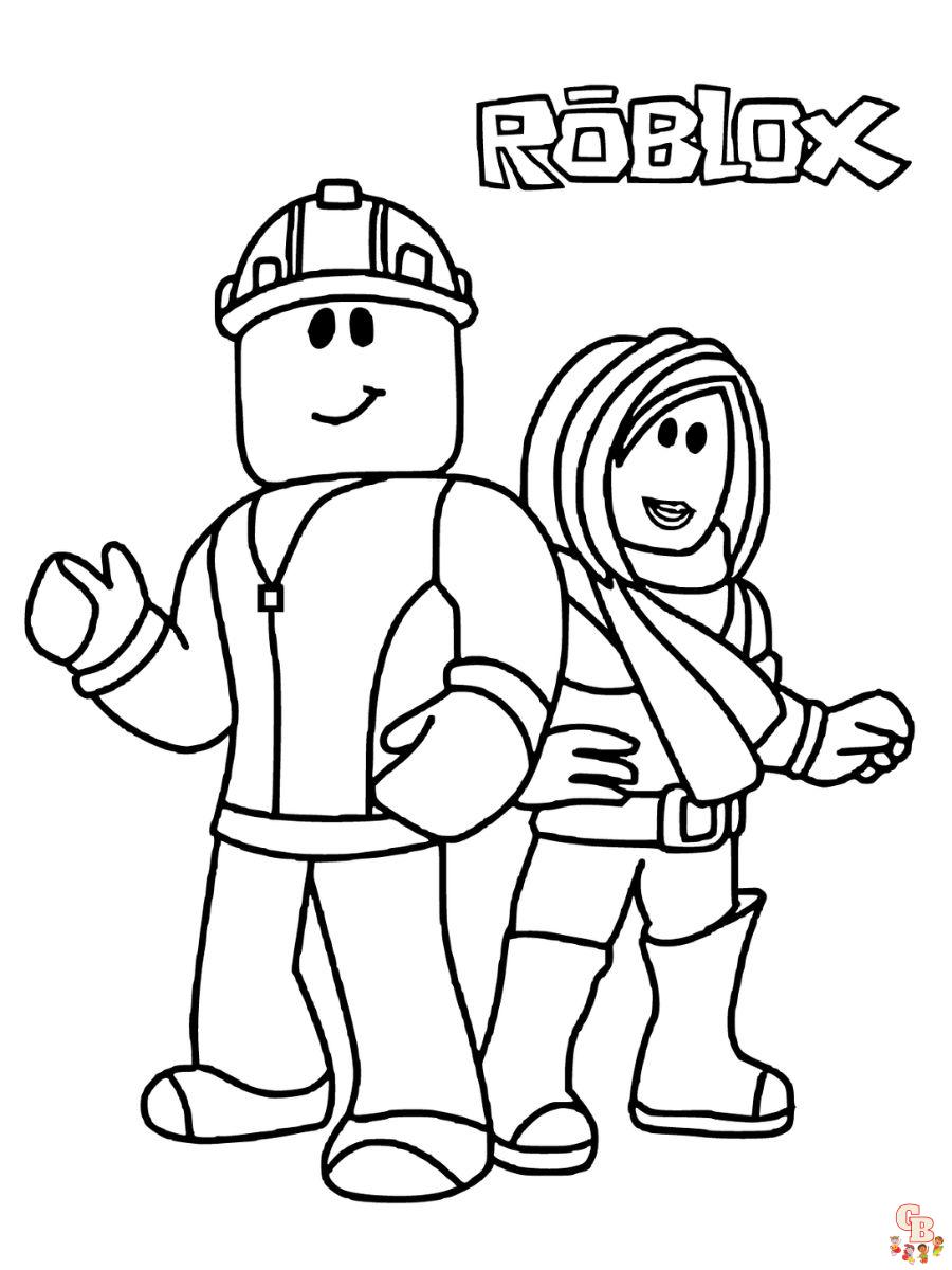 coloring pages printable roblox