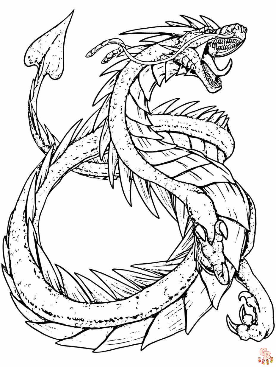 cool dragon coloring pages