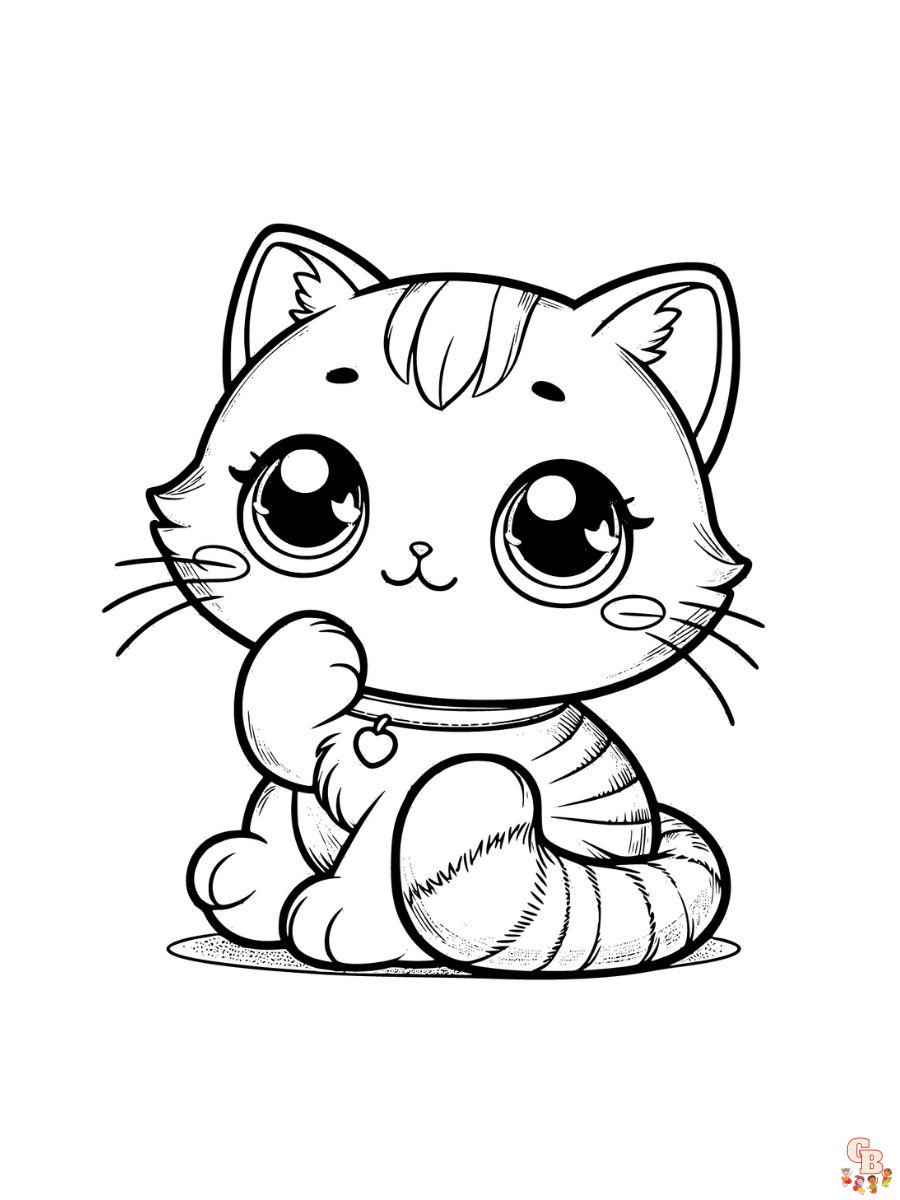 cute cats coloring pages