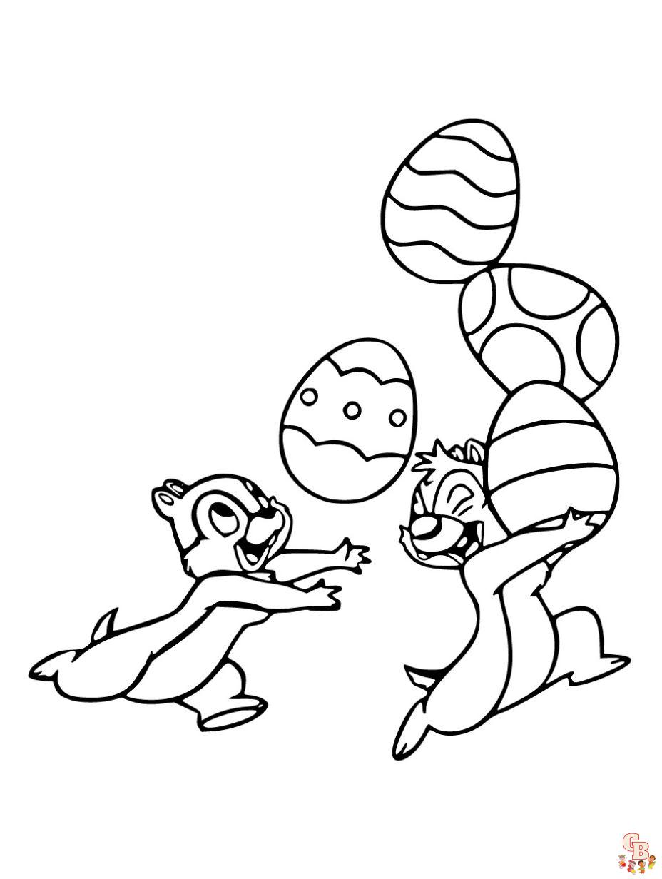 cute disney easter coloring pages