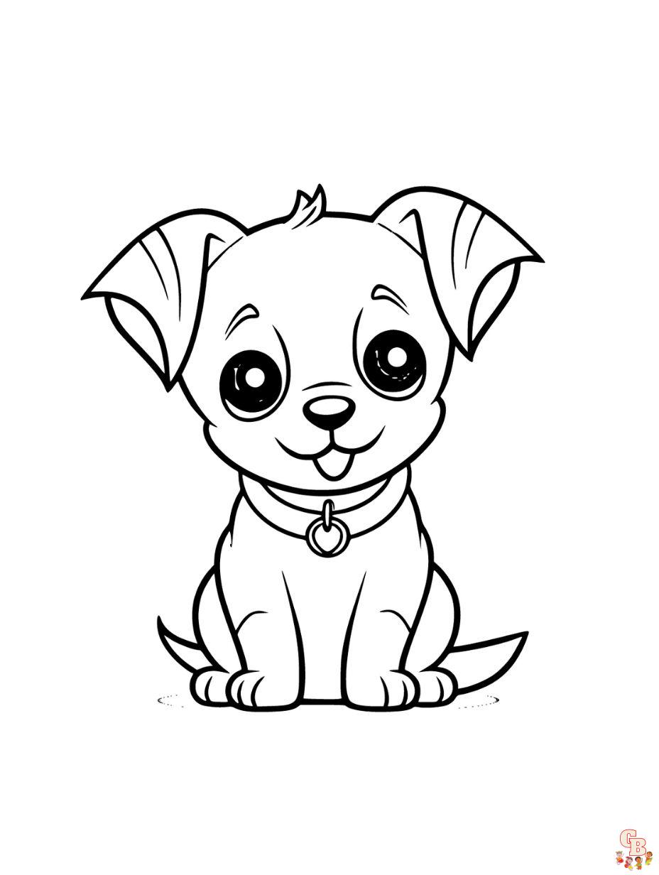 cute dog coloring pages