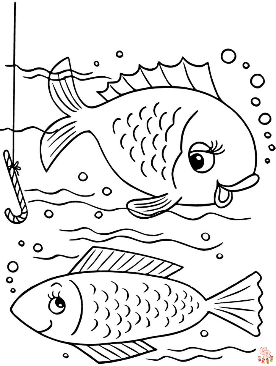 cute fish coloring pages