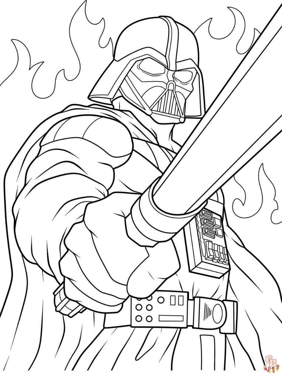 darth vader coloring pages