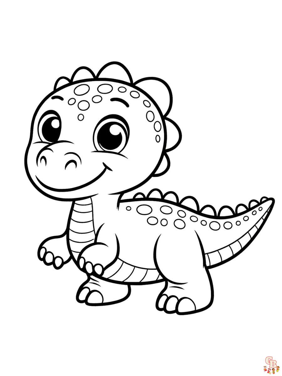 dinosaur coloring pages for preschool