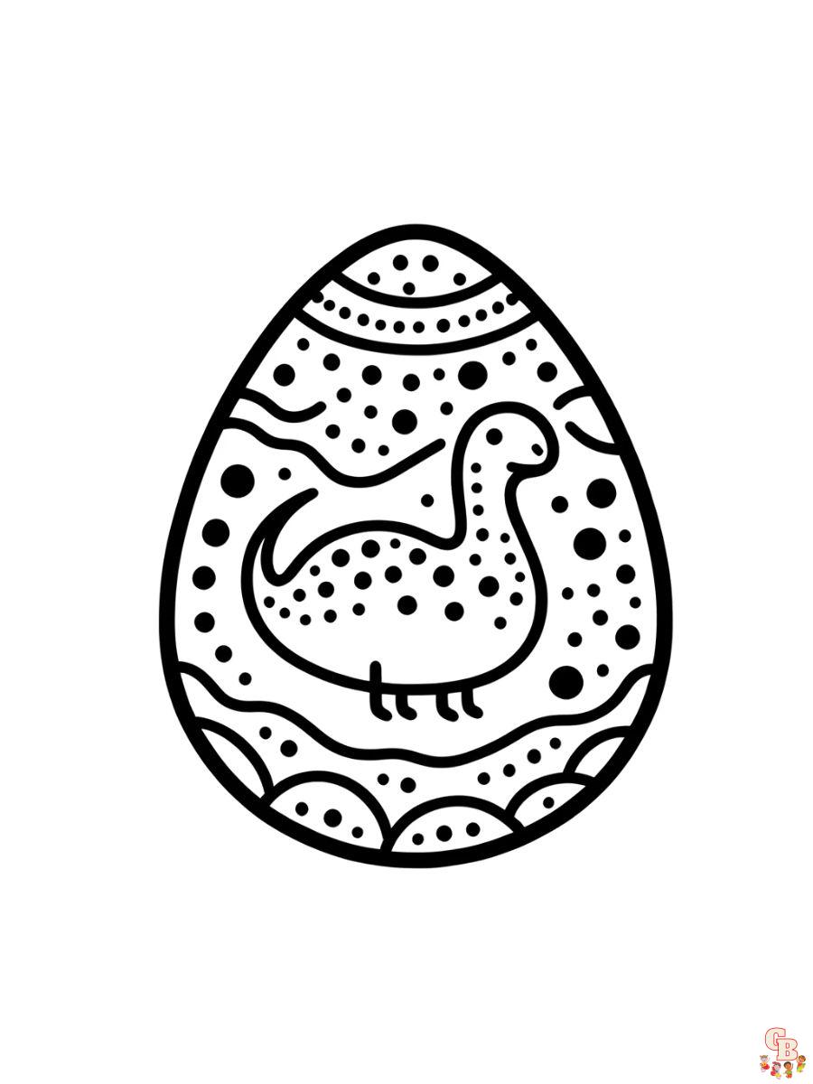 dinosaur egg coloring pages