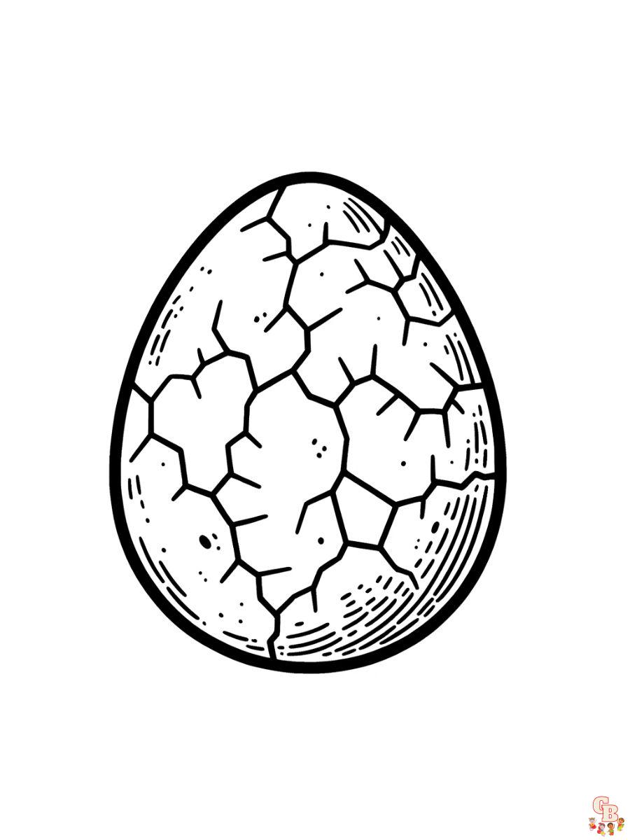 dinosaur eggs coloring pages