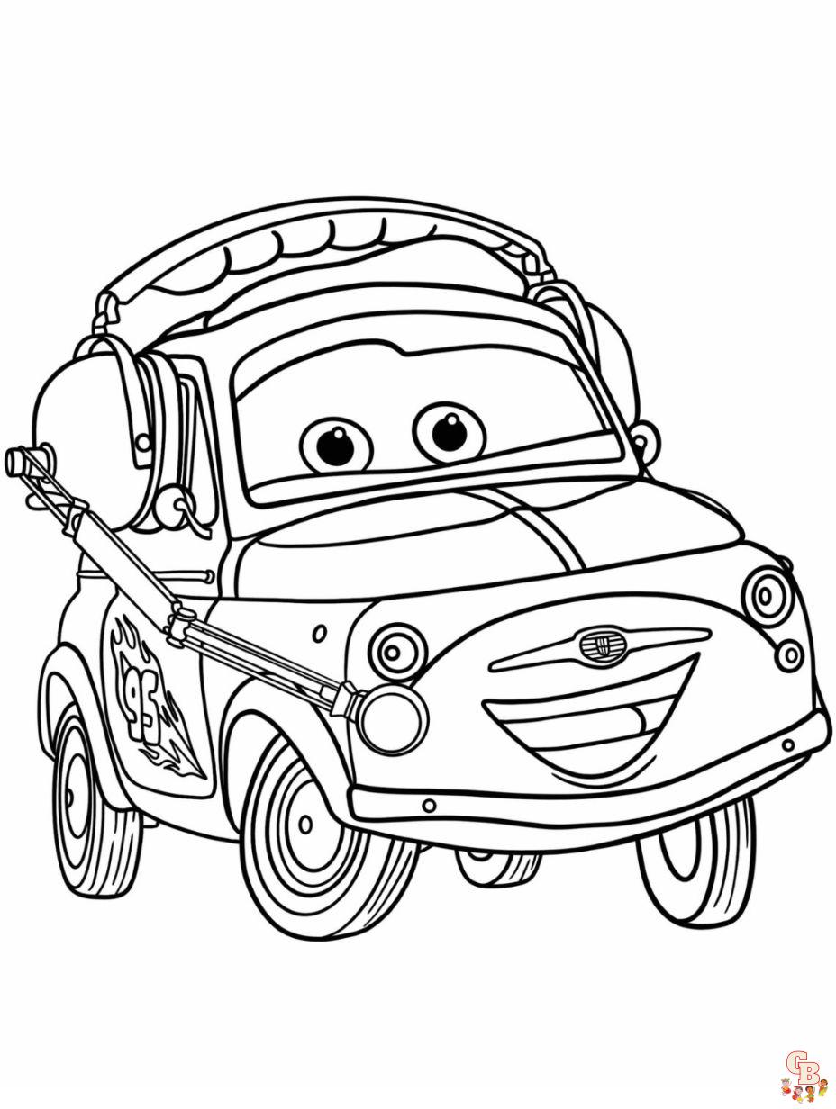 disney cars coloring pages