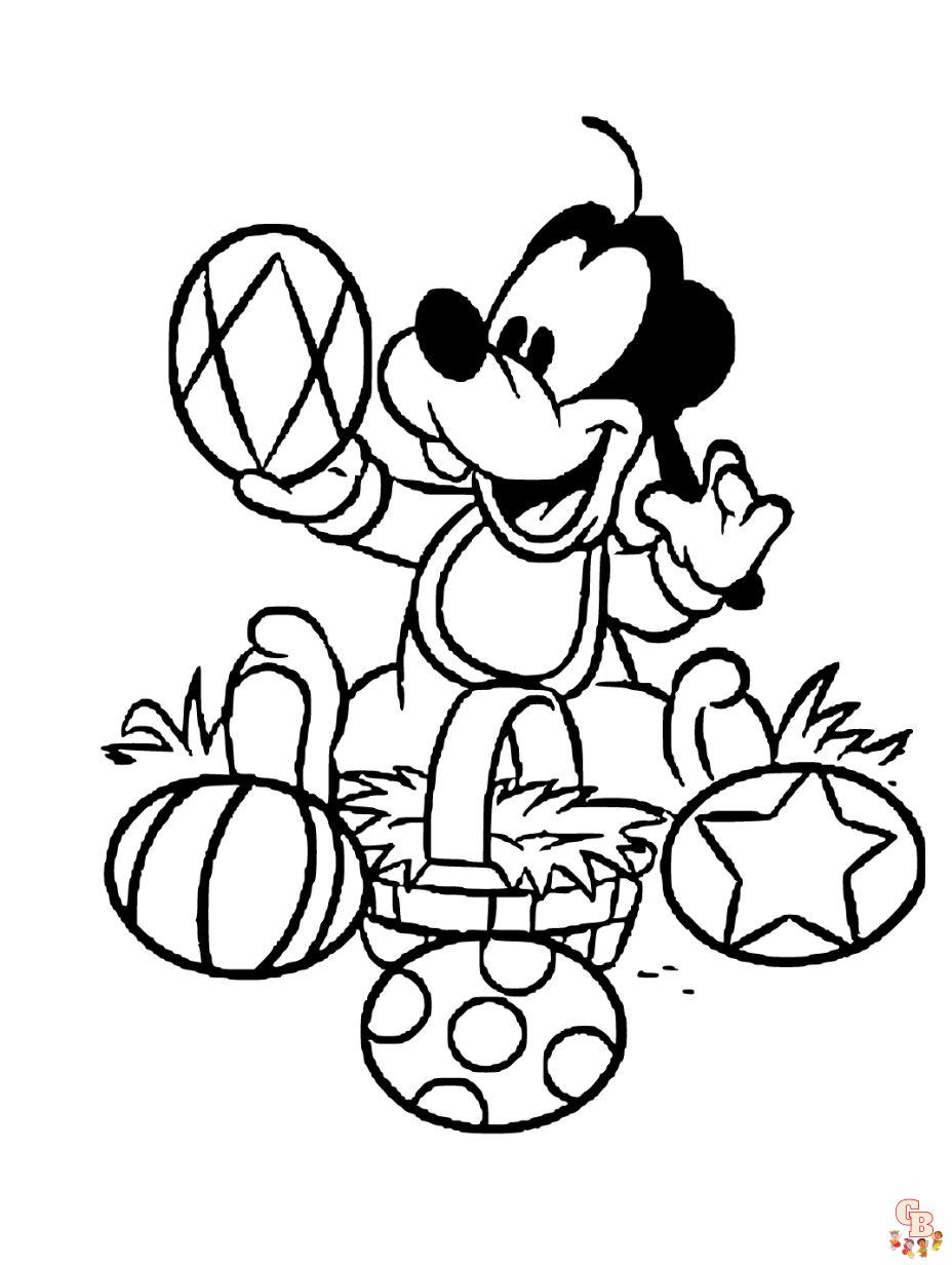 disney easter coloring pages