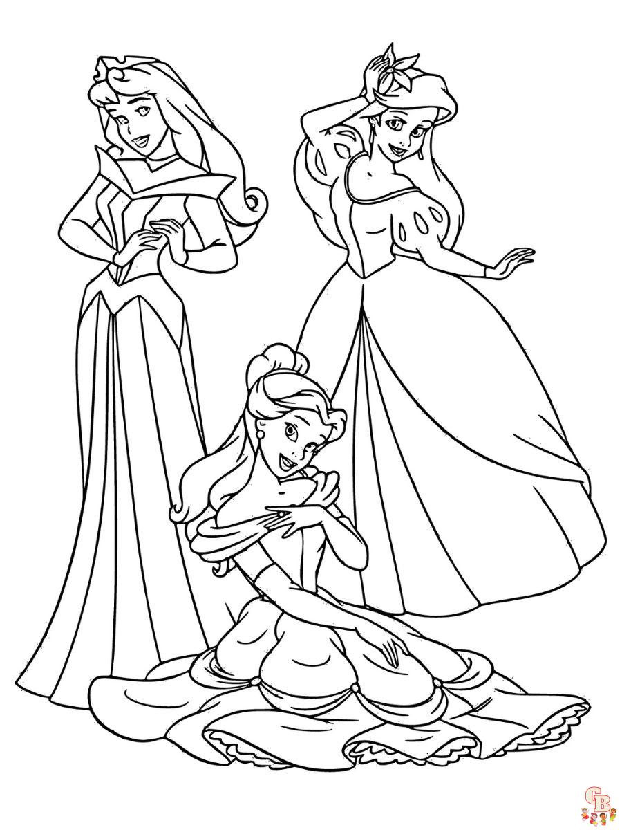 disney princess coloring pages