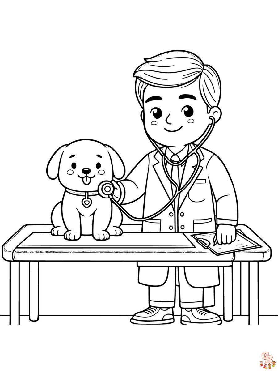 doctor printable coloring pages