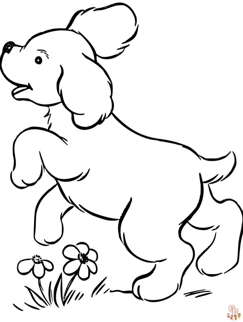 dog coloring pages printable