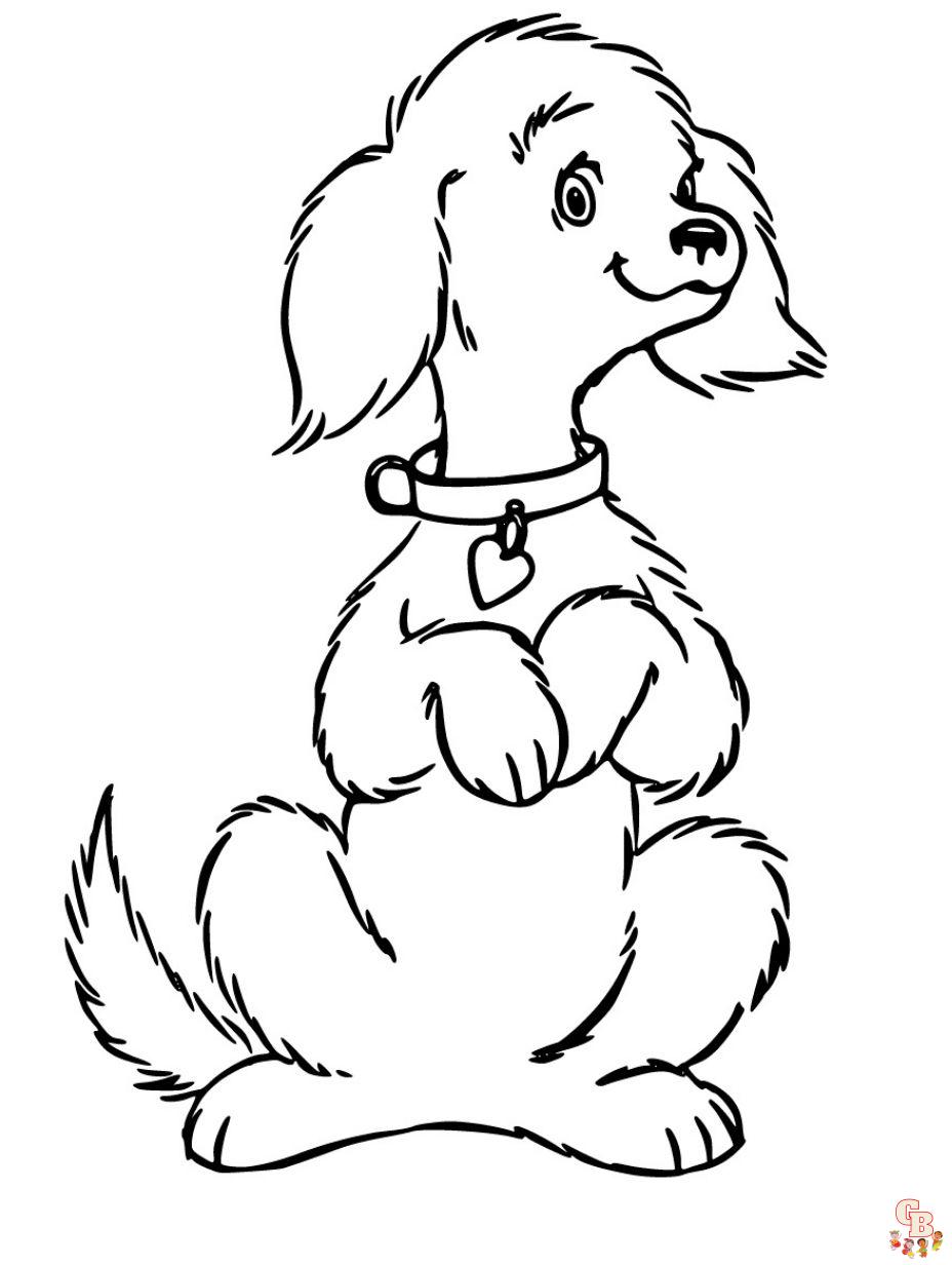 dogs coloring page