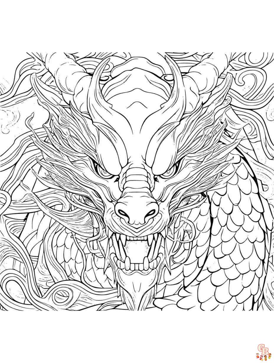 dragons coloring pages