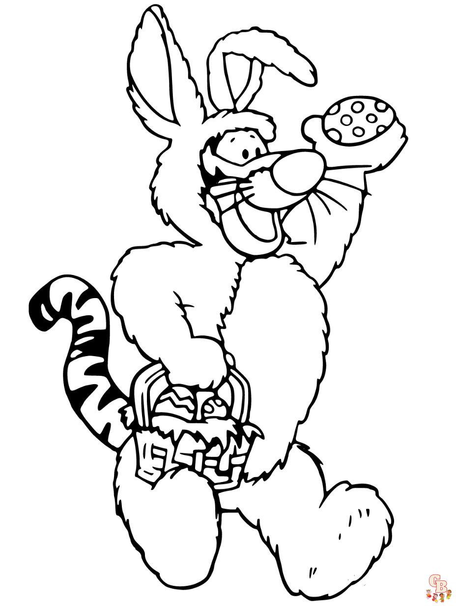 easter coloring pages winnie the pooh free printable