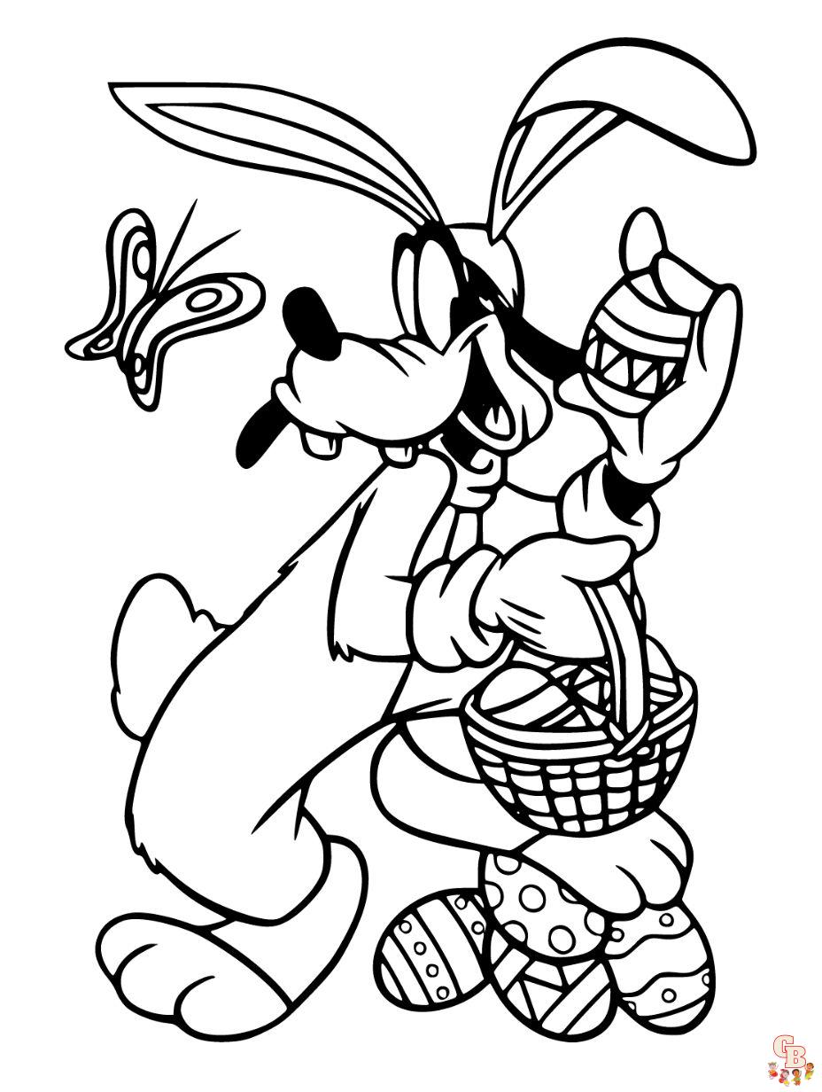 easter disney coloring pages