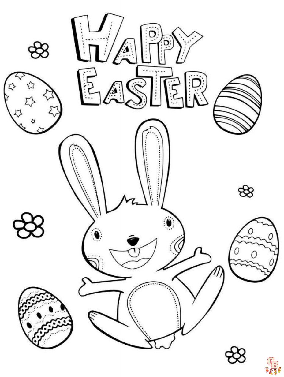 easter egg coloring pages free printable