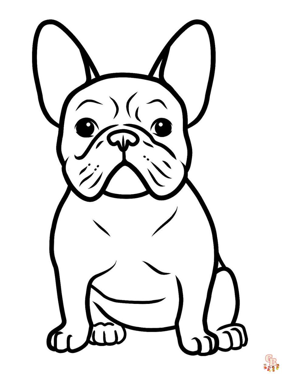 easy dog coloring pages