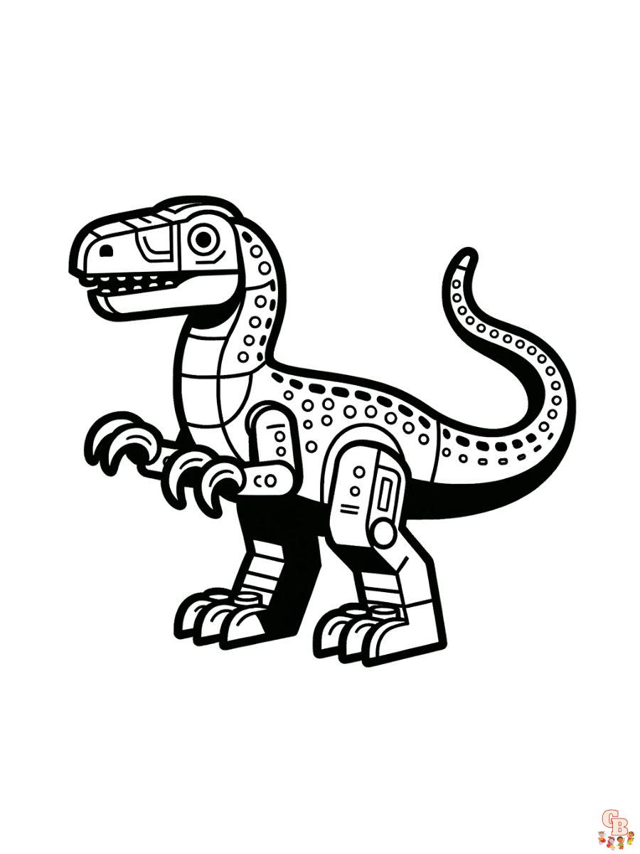 ego dinosaurs coloring pages