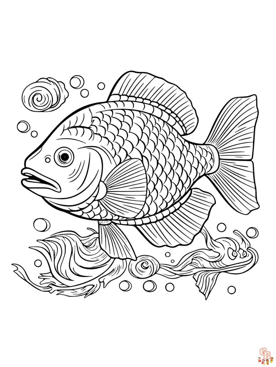 fishing coloring pages