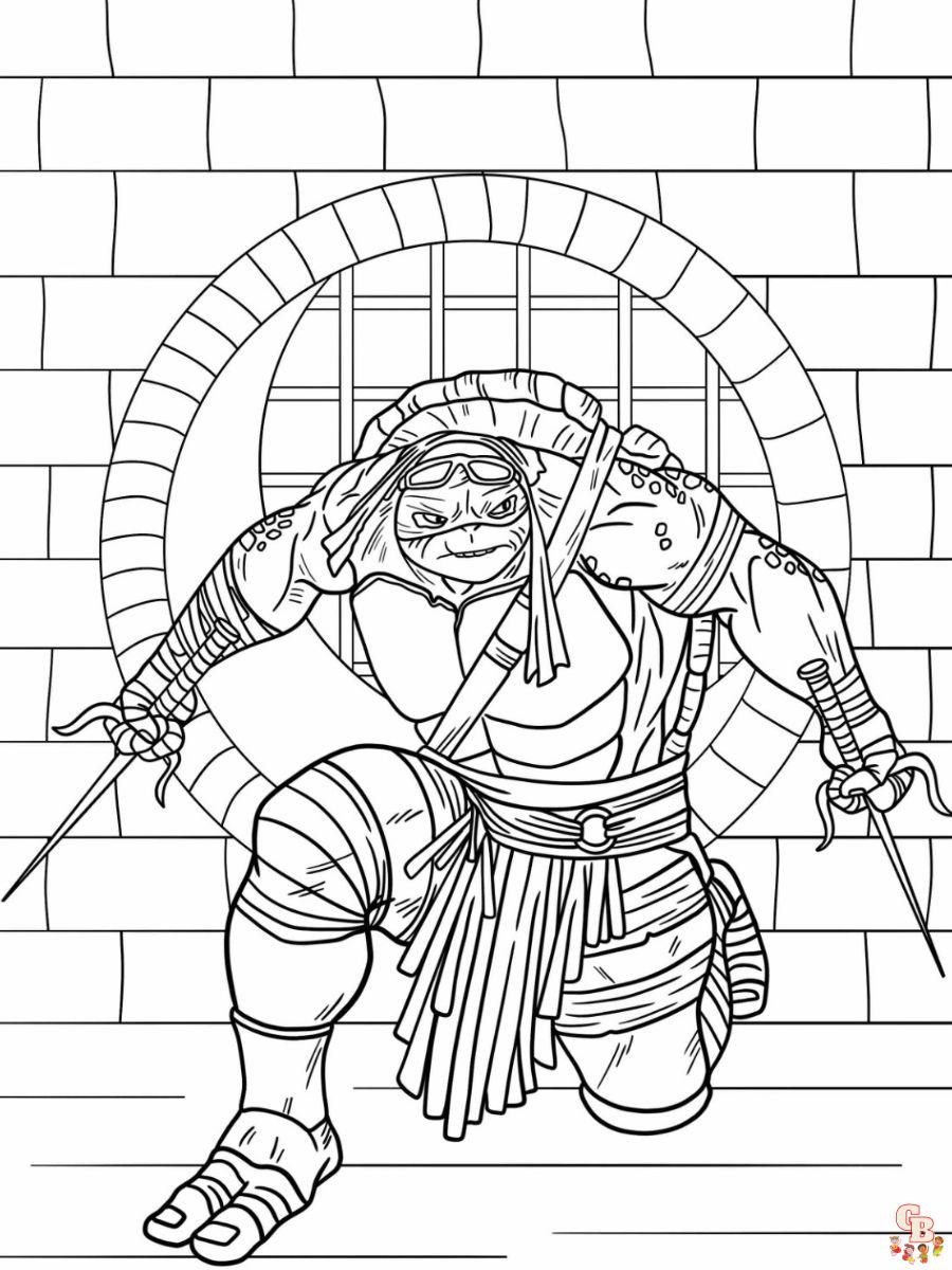 free Raphael Coloring Pages