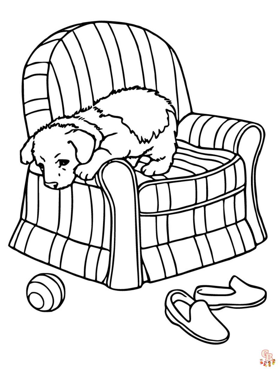 free coloring pages dogs