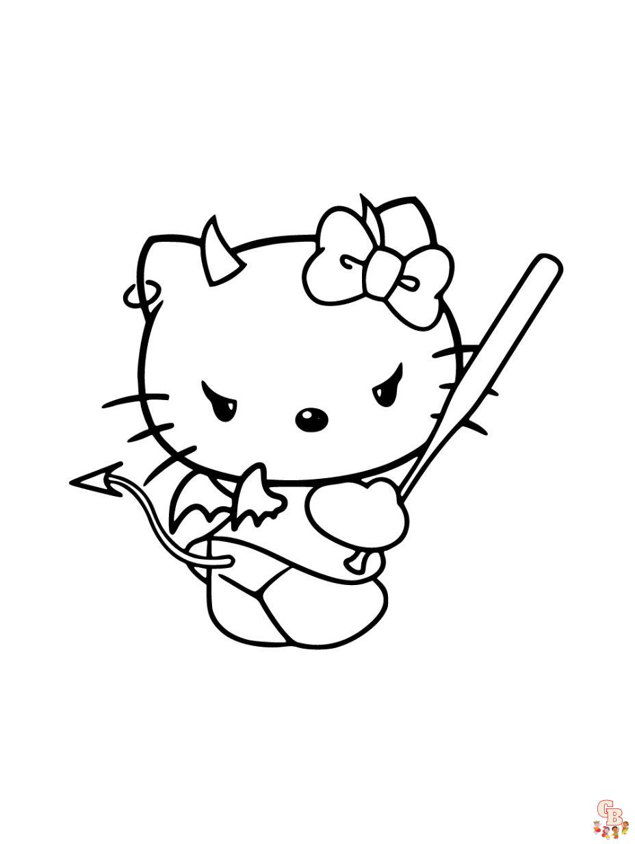 free coloring pages hello kitty