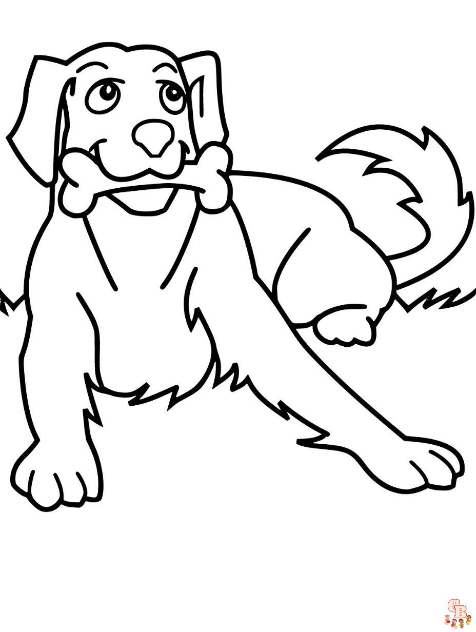 free dog coloring pages printable