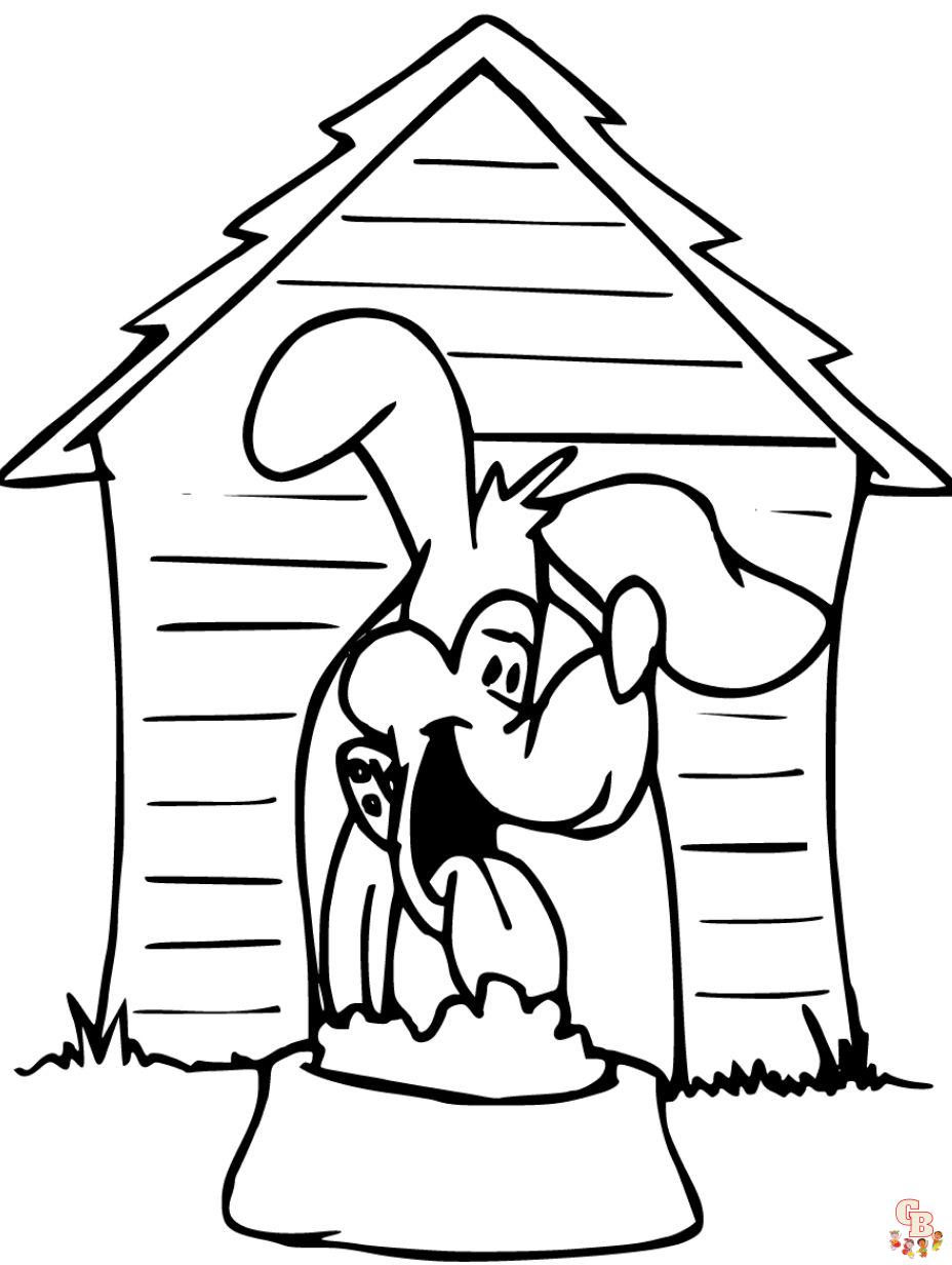 free printable dog coloring pages