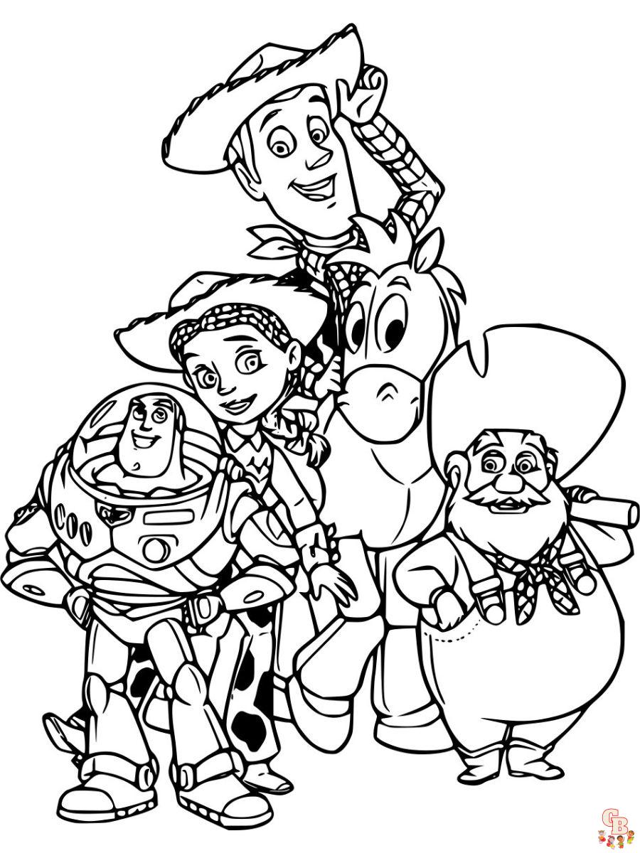 free toy story 2 coloring pages