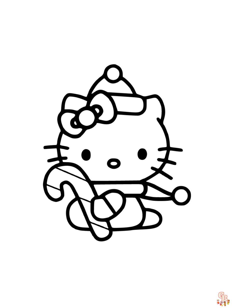 full size hello kitty coloring pages