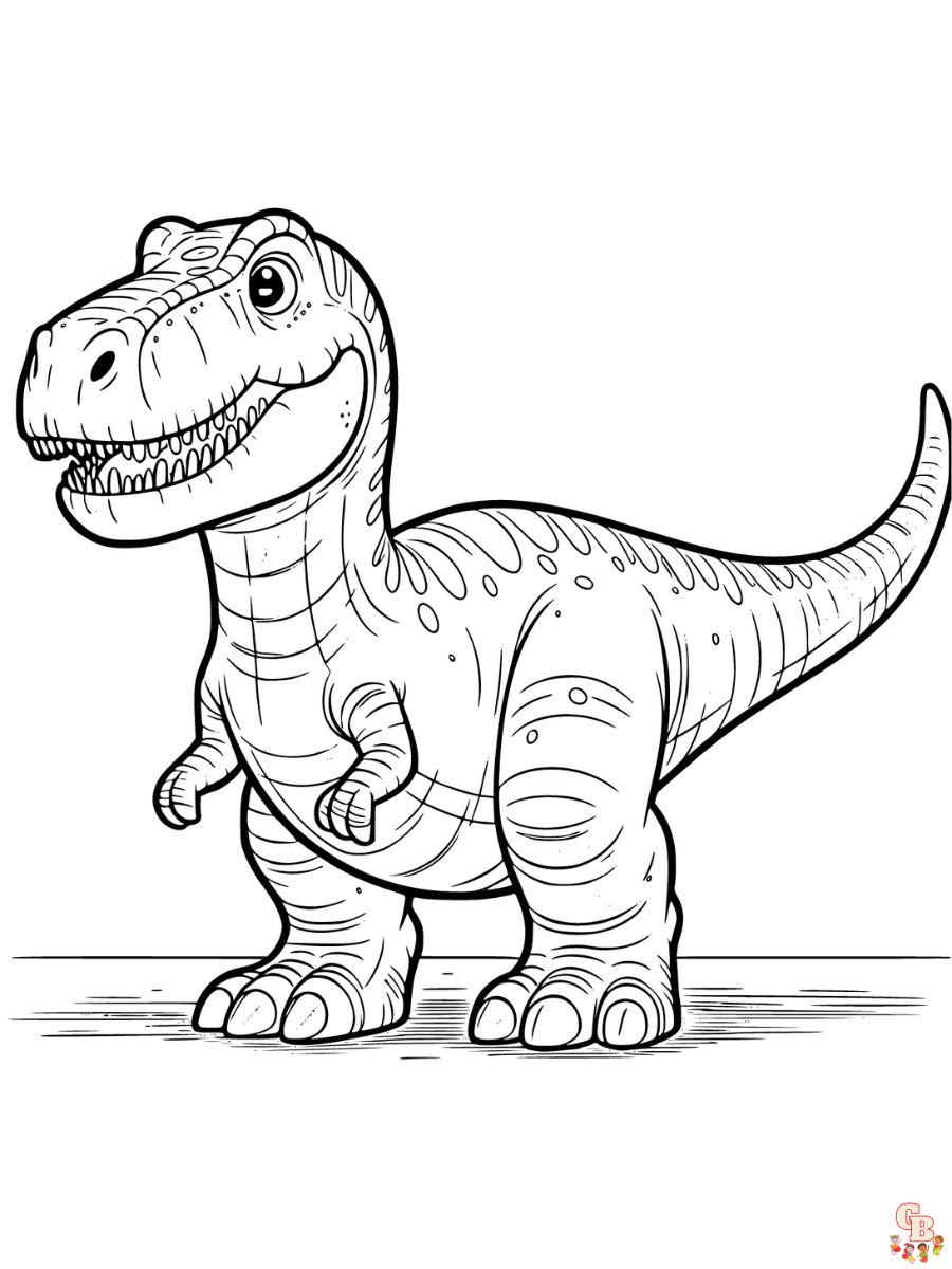 giganotosaurus coloring page