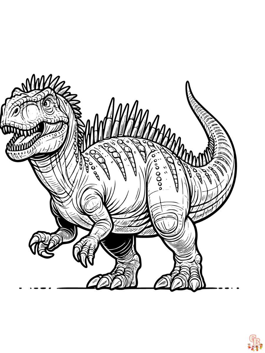 giganotosaurus coloring pages