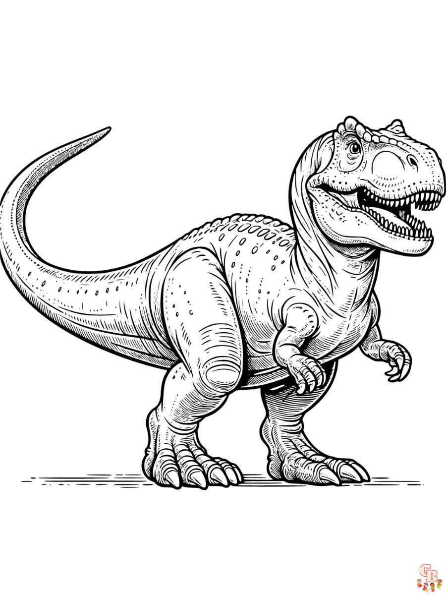 giganotosaurus jurassic world dominion coloring pages