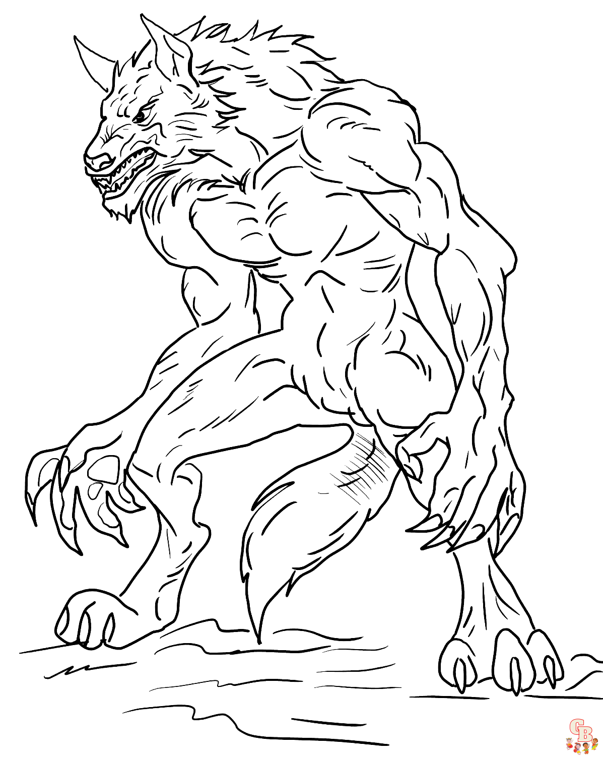 goosebumps coloring pages to print