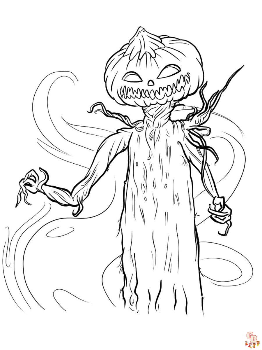 goosebumps coloring pages