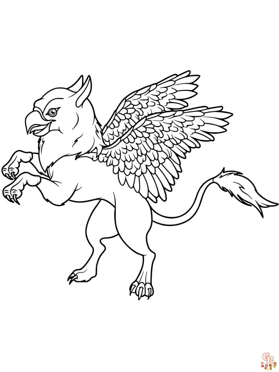 griffin coloring pages griffin coloring pages
