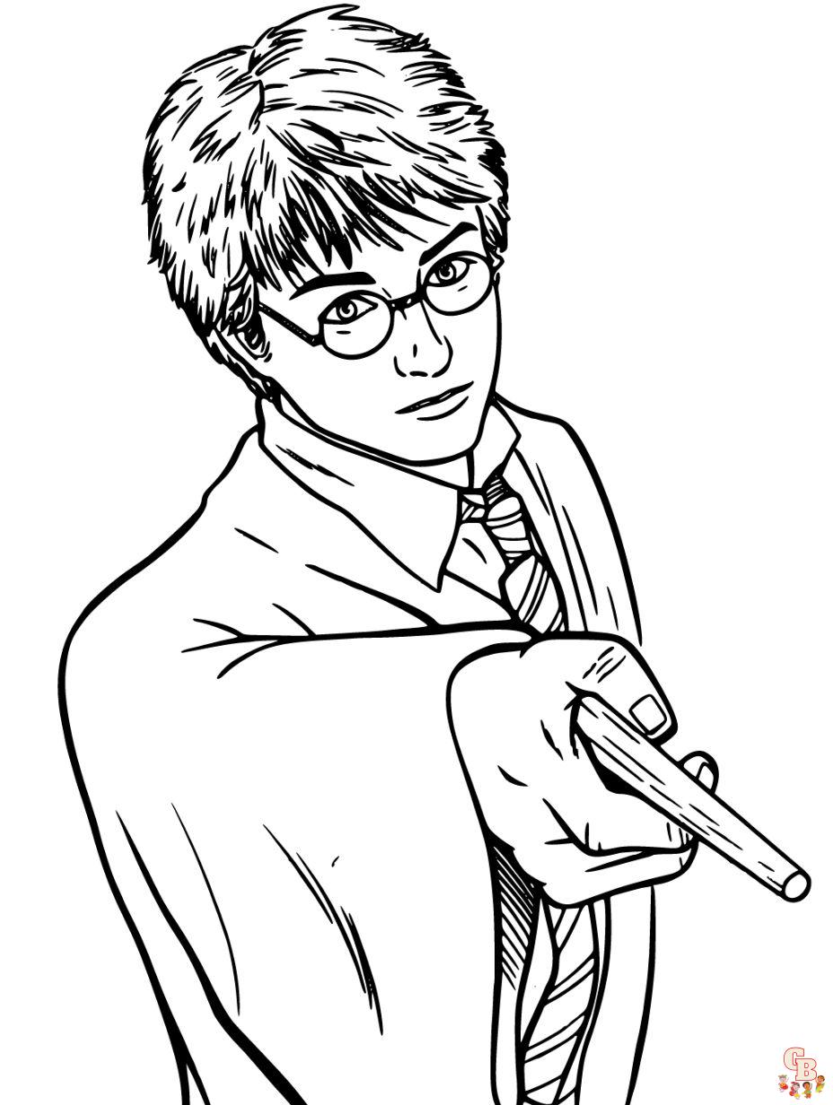 harry potter coloring pages