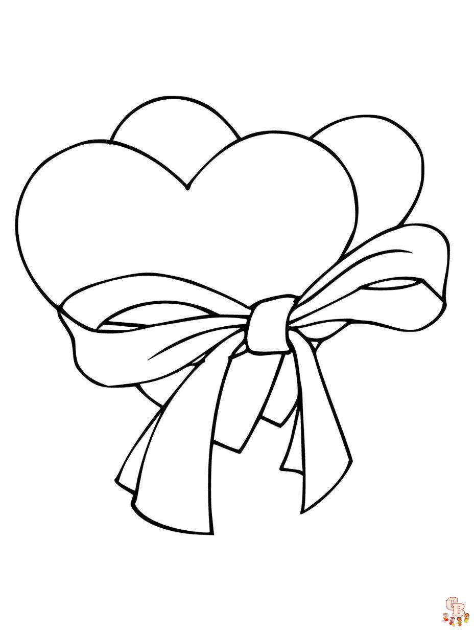 heart coloring pages