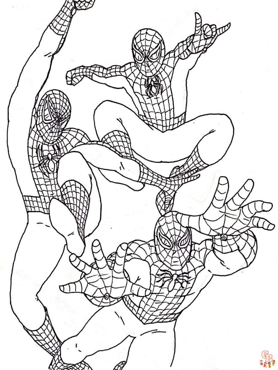 homecoming spiderman coloring pages