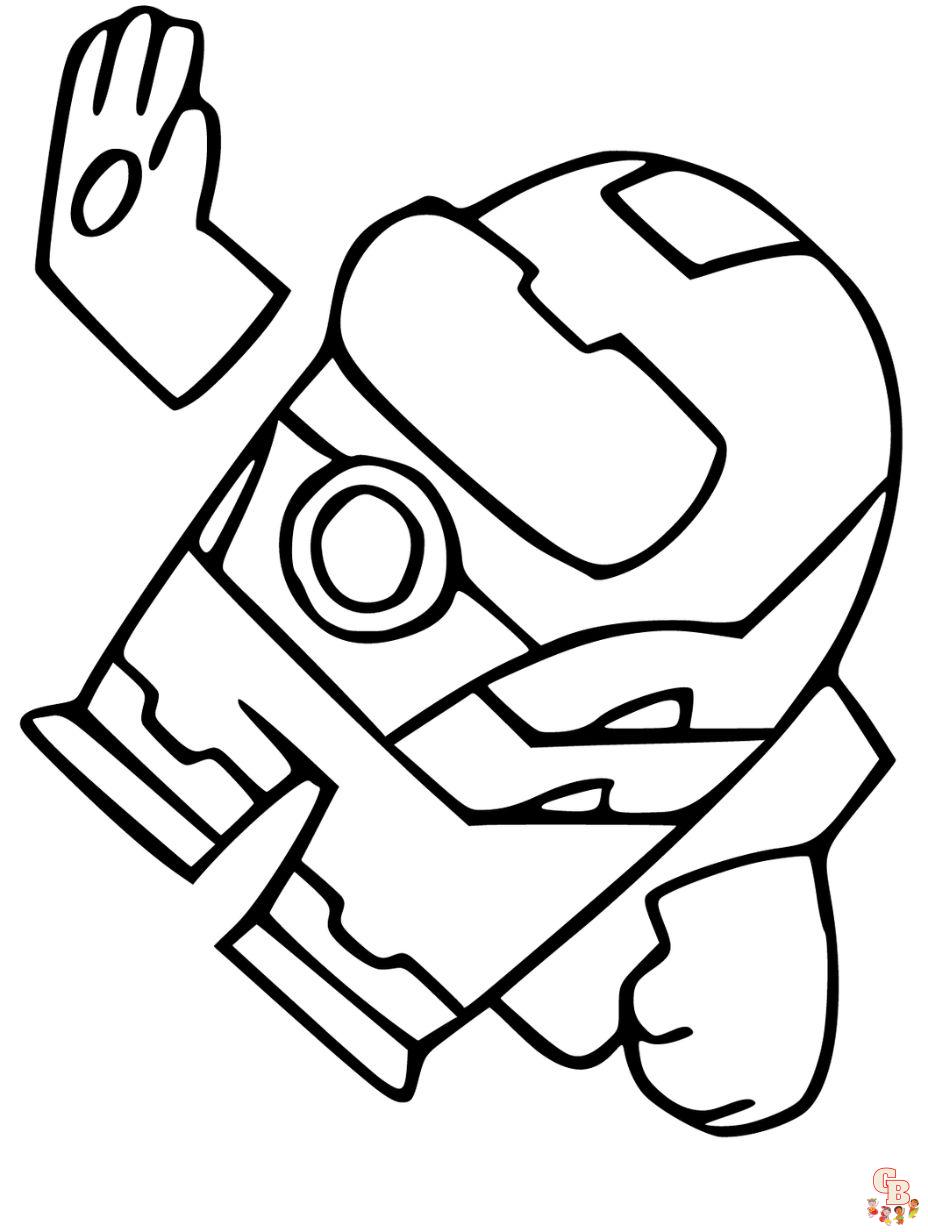 iron man among us coloring pages free