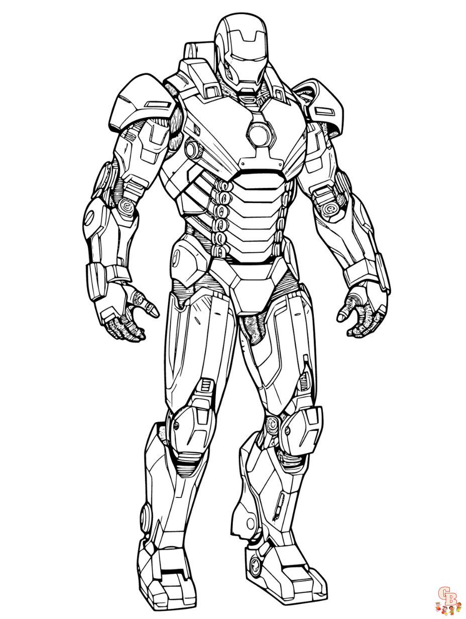 iron man coloring pages