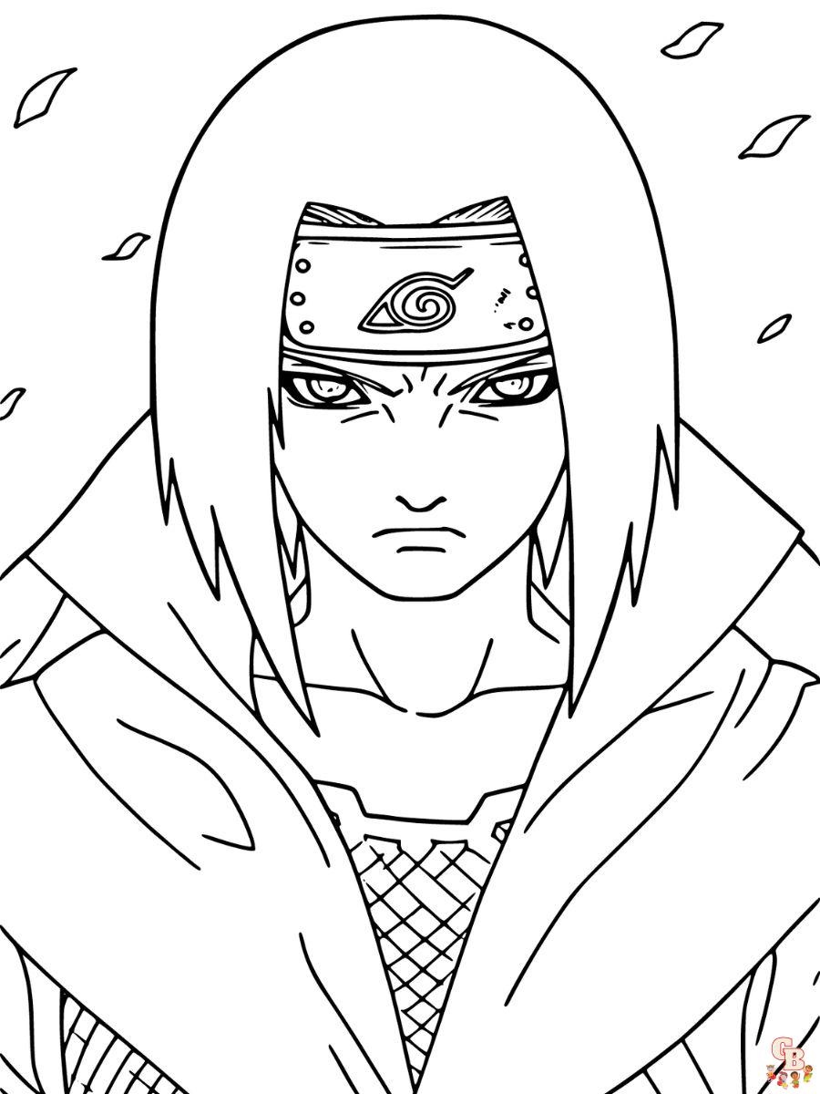 itachi coloring page printable