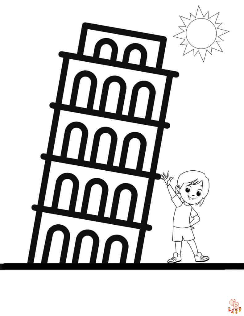 italy coloring pages free