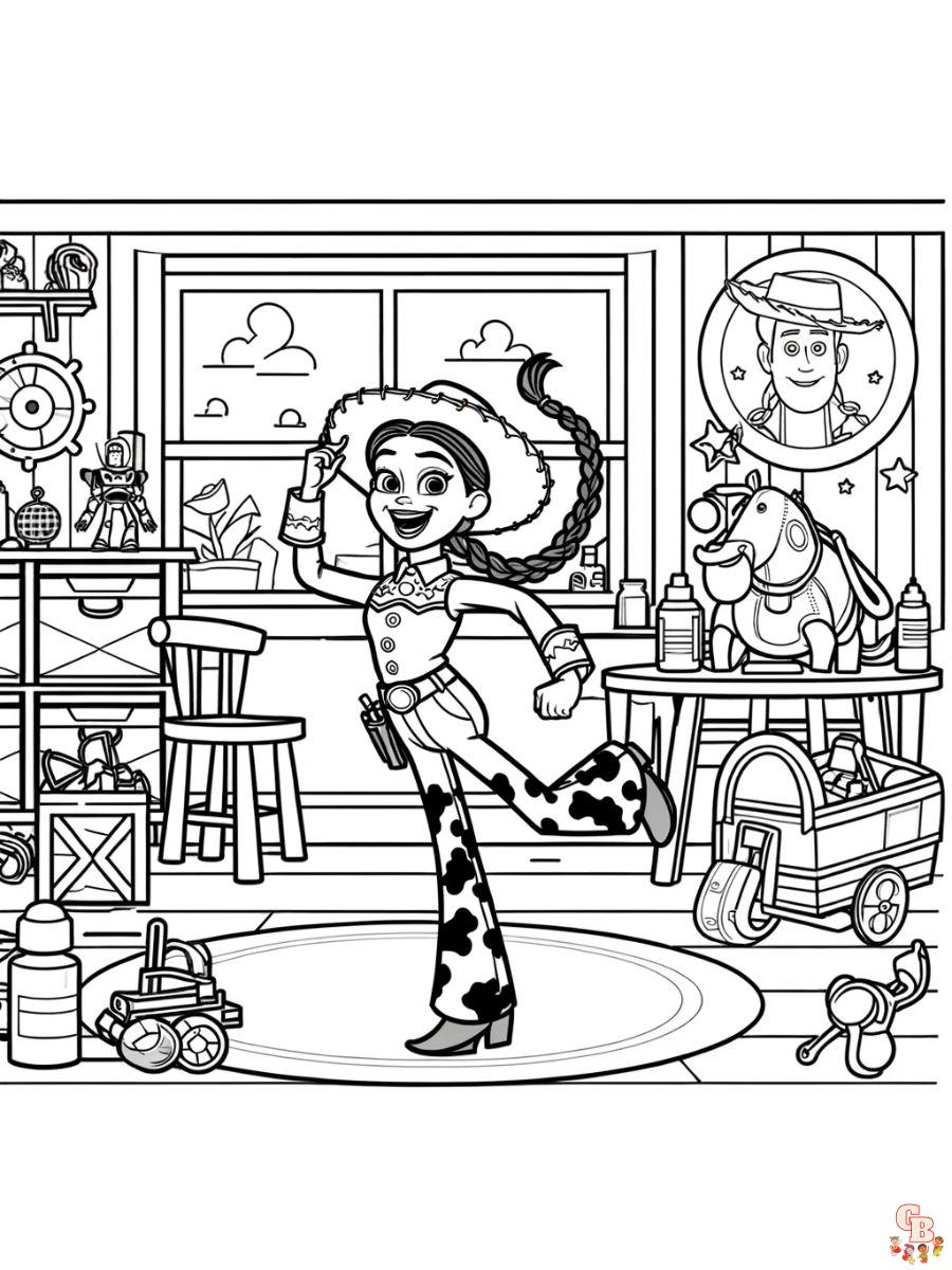 jessie coloring pages