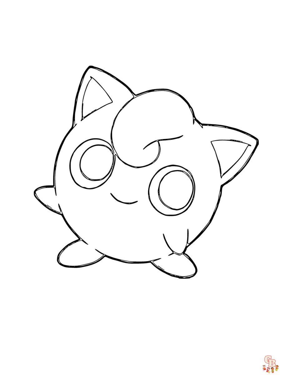 jigglypuff coloring pages