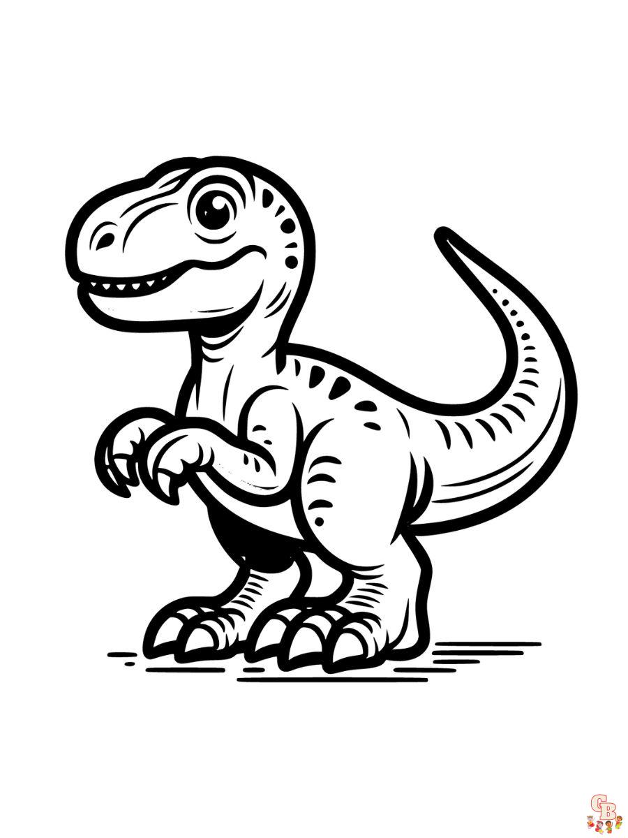 jurassic world dinosaur coloring pages printable